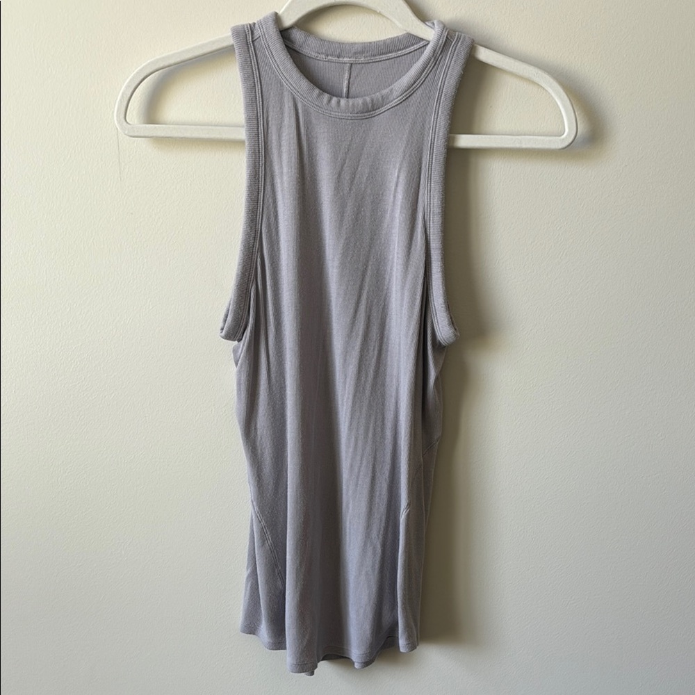 Lululemon Athletica Gray Sleeveless Tank Top